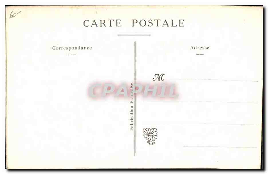 CPA Fantaisie Toilee  — Rückseite