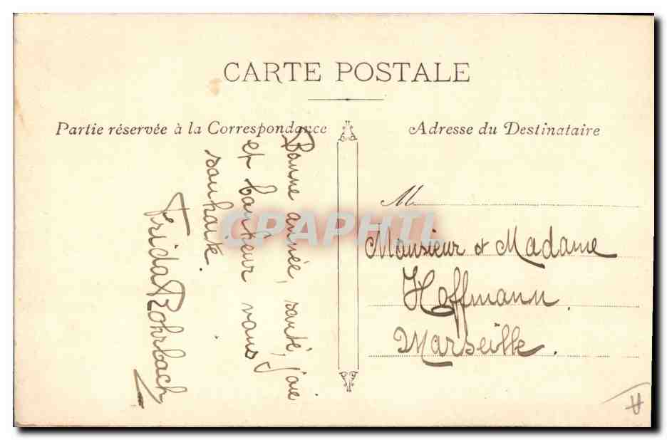 CPA Fantaisie Toilee  — Rückseite
