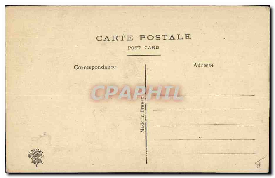 CPA Fantaisie Toilee Poisson — Rückseite