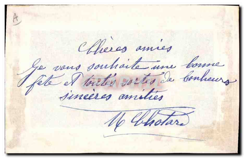 CPA Fantaisie Toilee  — Rückseite