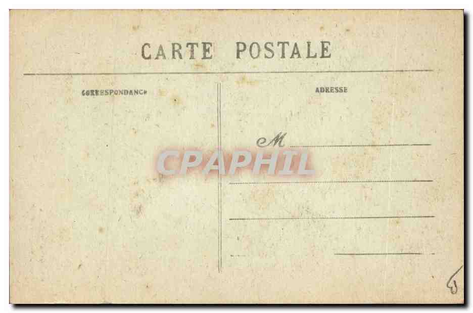 CPA Folklore Type de vieillard de Plougastel Daoulas — Verso