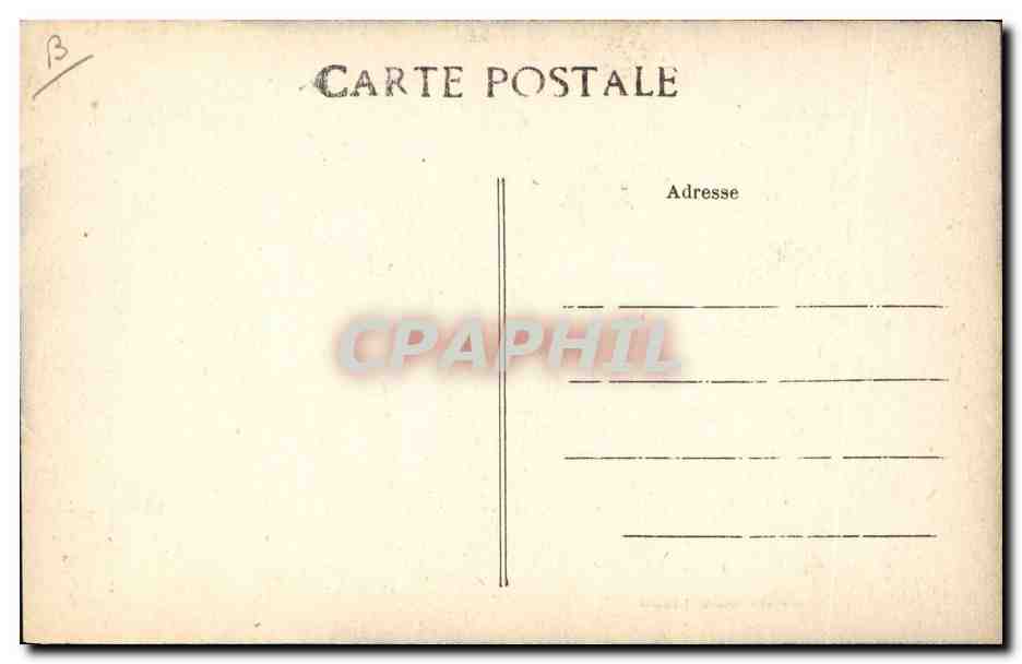 CPA Folklore Fileuse des environs de Gourin — Verso