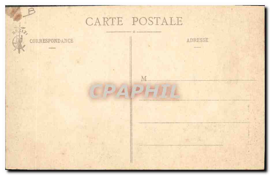 CPA Folklore Un bapteme a Plougastel Daoulas Bretagne — Verso