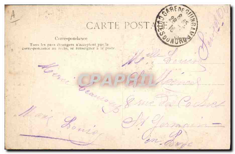 CPA Folklore Pont L'Abbe Un fier gas de Bretagne — Verso