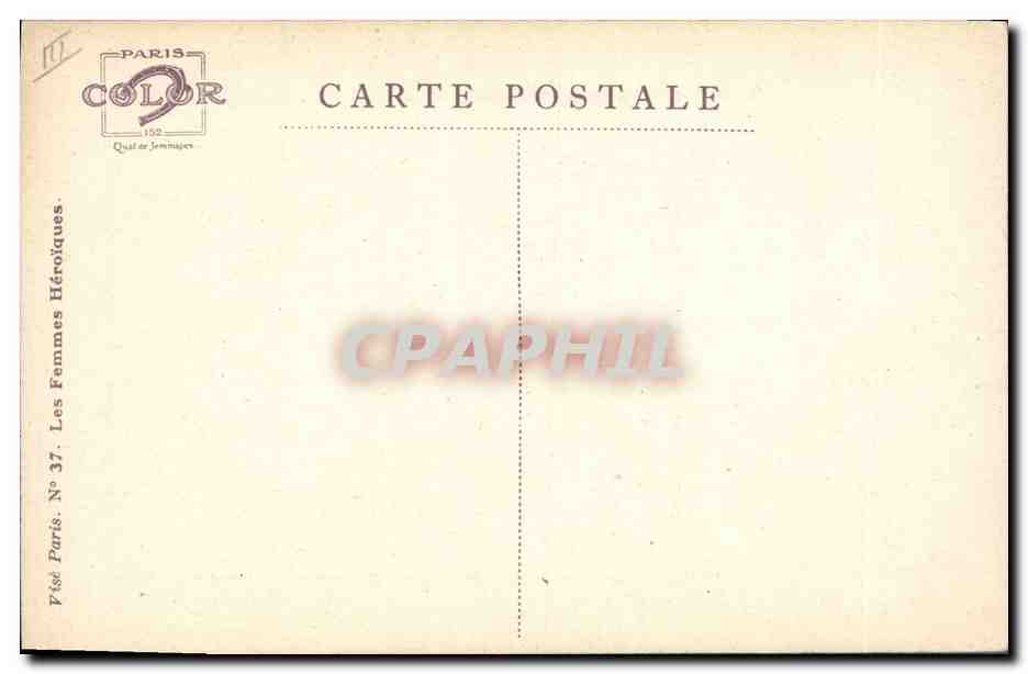 CPA Fantaisie Illustrateur Dupuis Militaria La Flamande — Rückseite