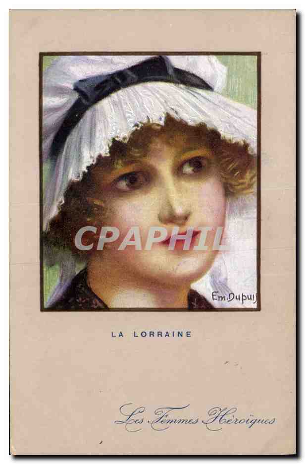 CPA Fantaisie Illustrateur Dupuis Militaria La Lorraine