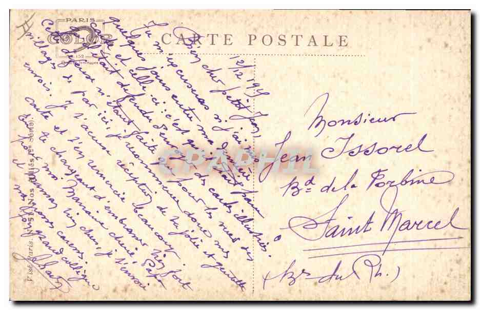 CPA Fantaisie Illustrateur Dupuis Militaria Marin anglais Cornwallis — Verso