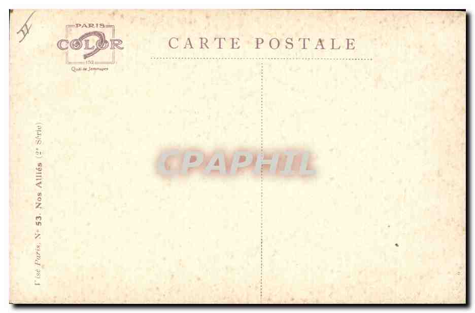 CPA Fantaisie Illustrateur Dupuis Militaria Bersaglier italien — Rückseite