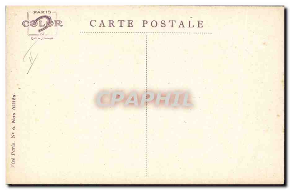 CPA Fantaisie Illustrateur Dupuis Militaria Highlander — Verso