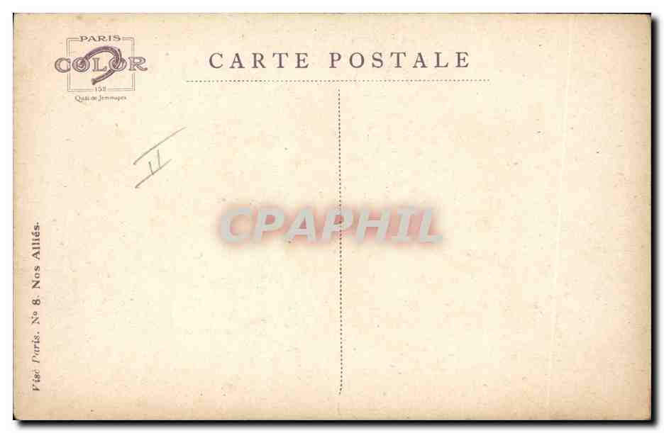 CPA Fantaisie Illustrateur Dupuis Militaria Garibaldien Italie Italia — Verso