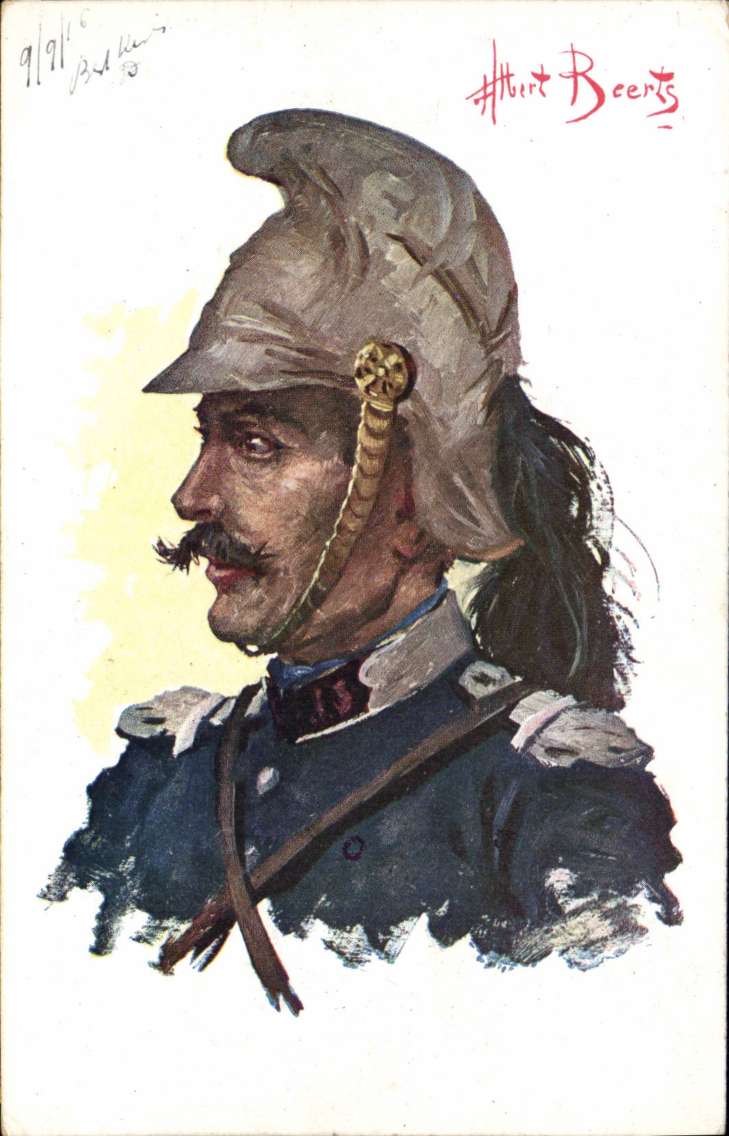 CPA Fantaisie Illustrateur Dupuis Militaria 