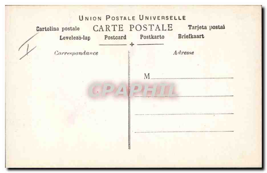 Femme en costume de scène — Casino de Paris — Débérió, n° 426 — Reverso