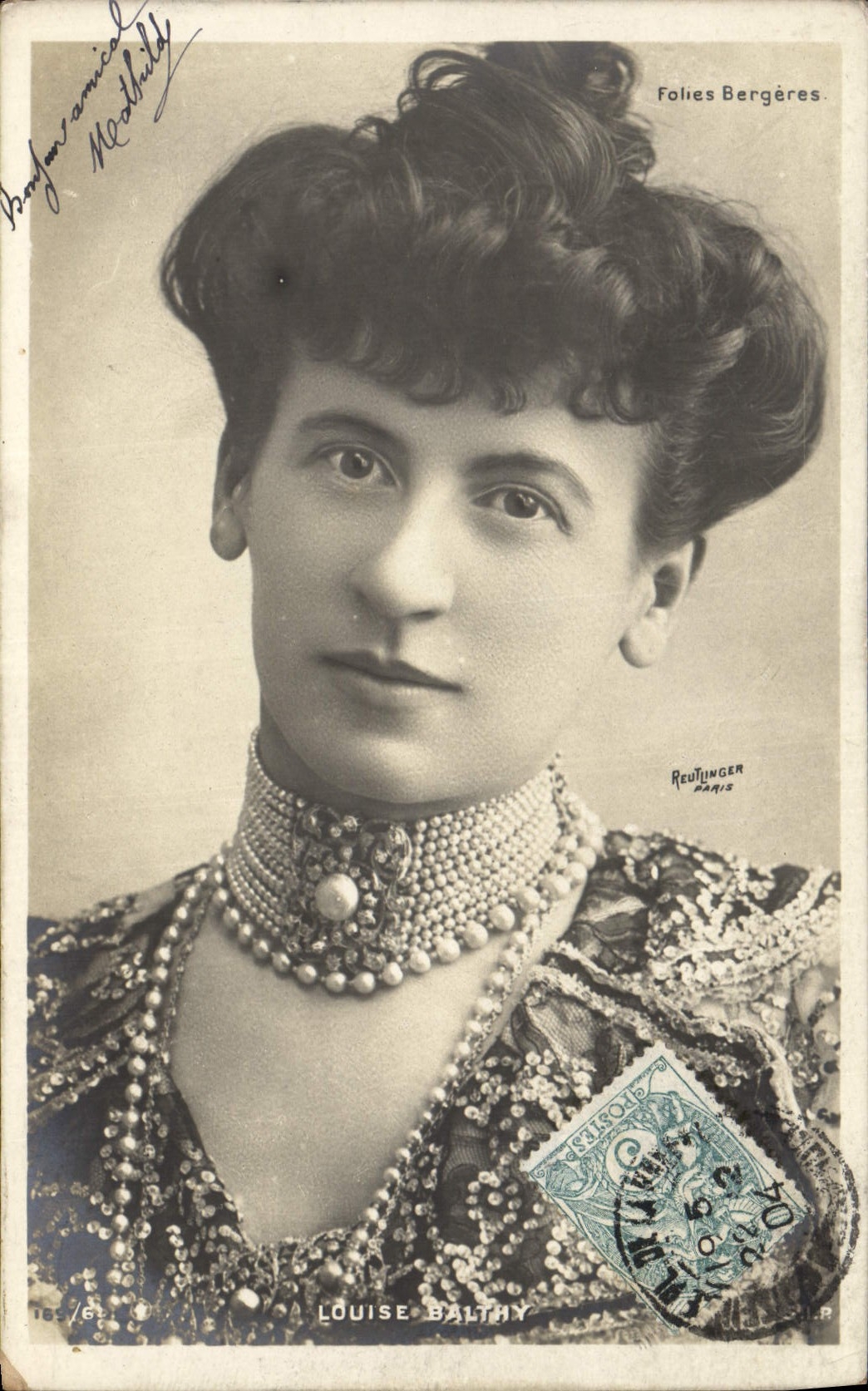 Louise Balthy — Folies Bergères — Reutlinger Paris