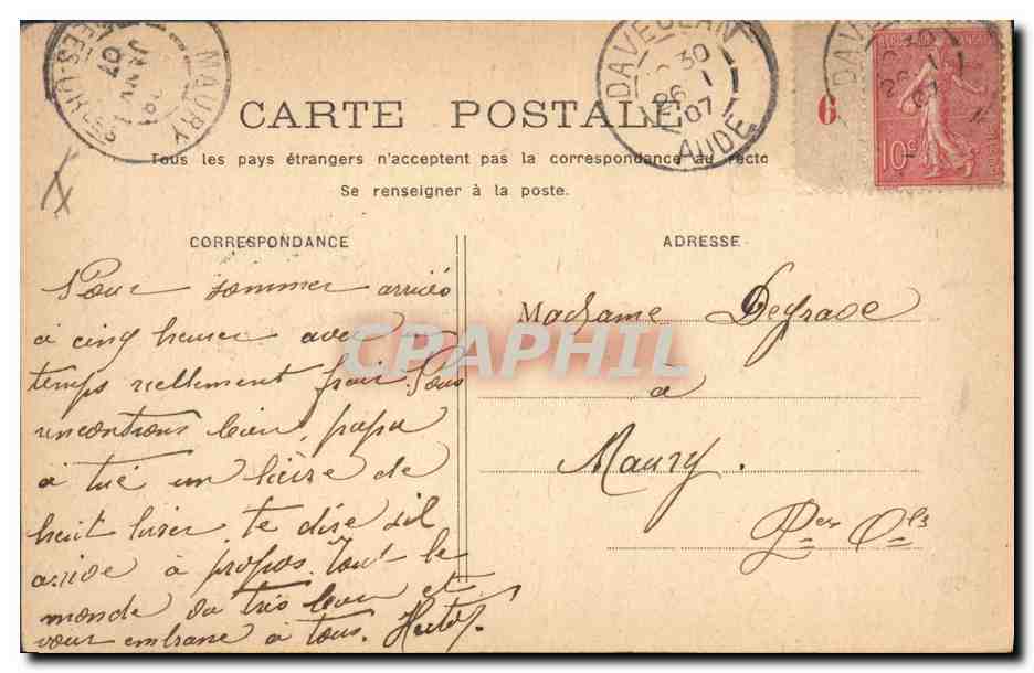 CPA Bijoux Femme Riera Parisiana — Verso