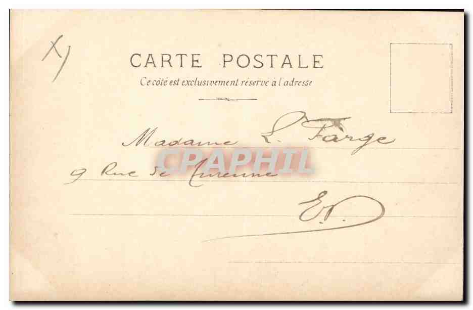 CPA Bijoux Femme Frezia — Verso