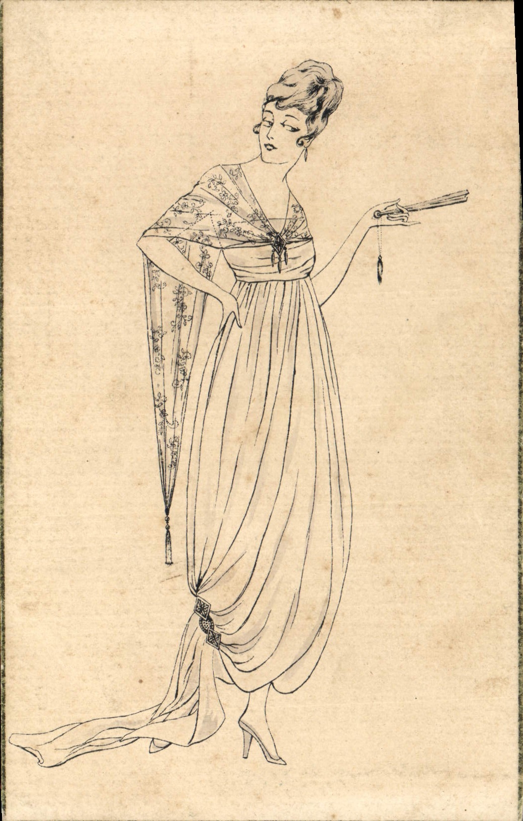 CPA Fantaisie Femme 