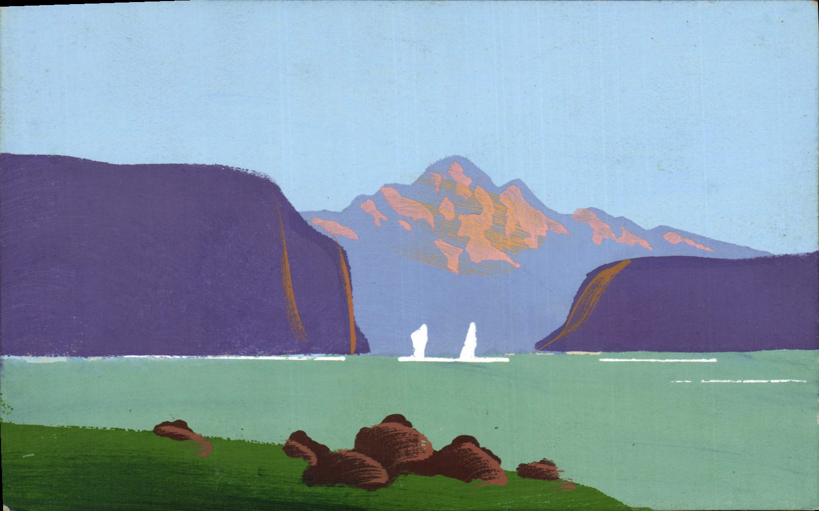 Lac de Genève — vue panoramique — CPAPHIL Nr. 32