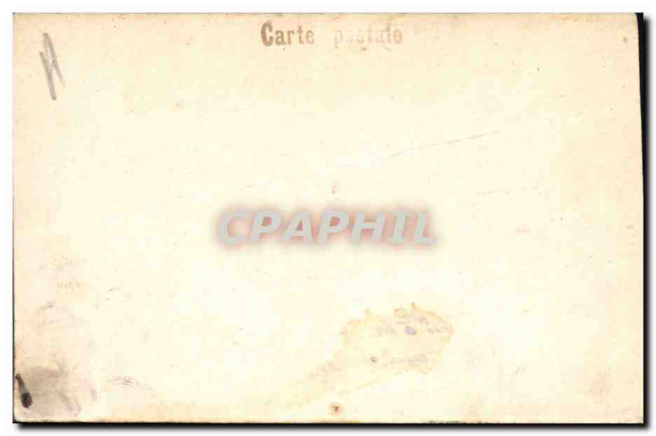 Dromadaire et caravanier — désert au crépuscule — Carte postale CPAPHIL — Rückseite