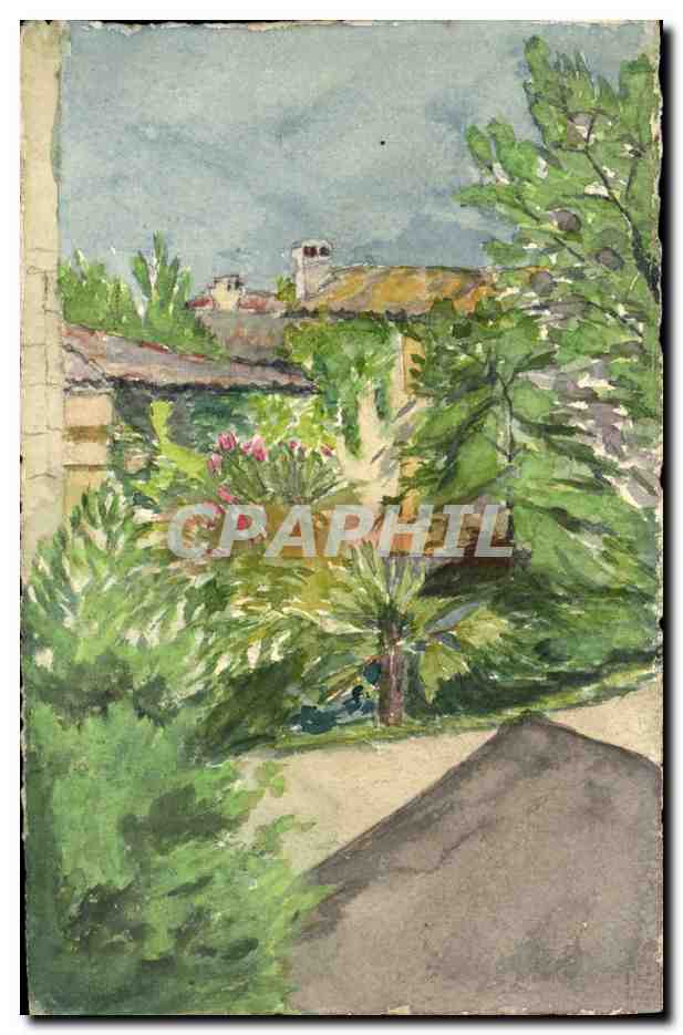 Vue de Palavas-les-Flots — peinture à l'aquarelle — éditeur inconnu