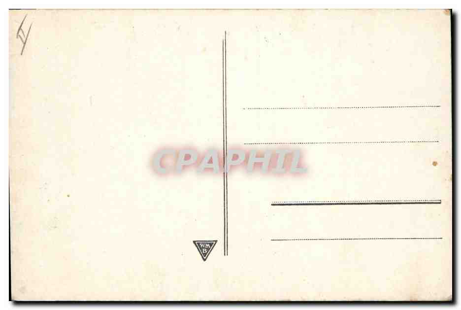 CPA Fantaisie (dessin a la main) Cygnes — Rückseite