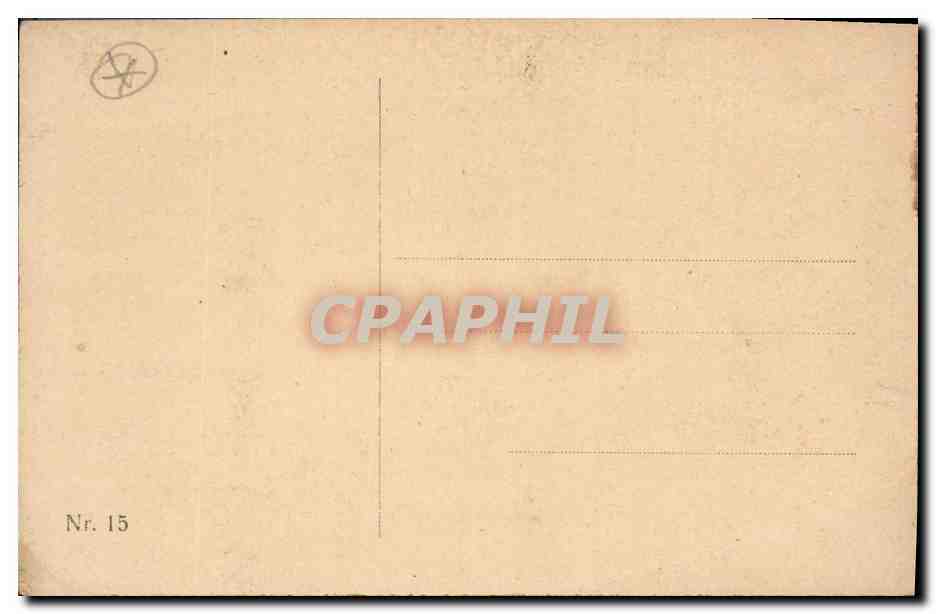 Paysage de campagne avec maison — édition Graphphil — n° 15 — Rückseite