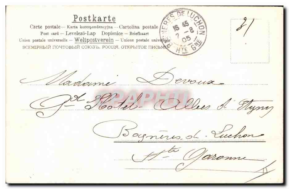 Deux jeunes femmes en robe de bal dans un paysage hivernal — A&M N° 843 — éditeur A&M — Reverso