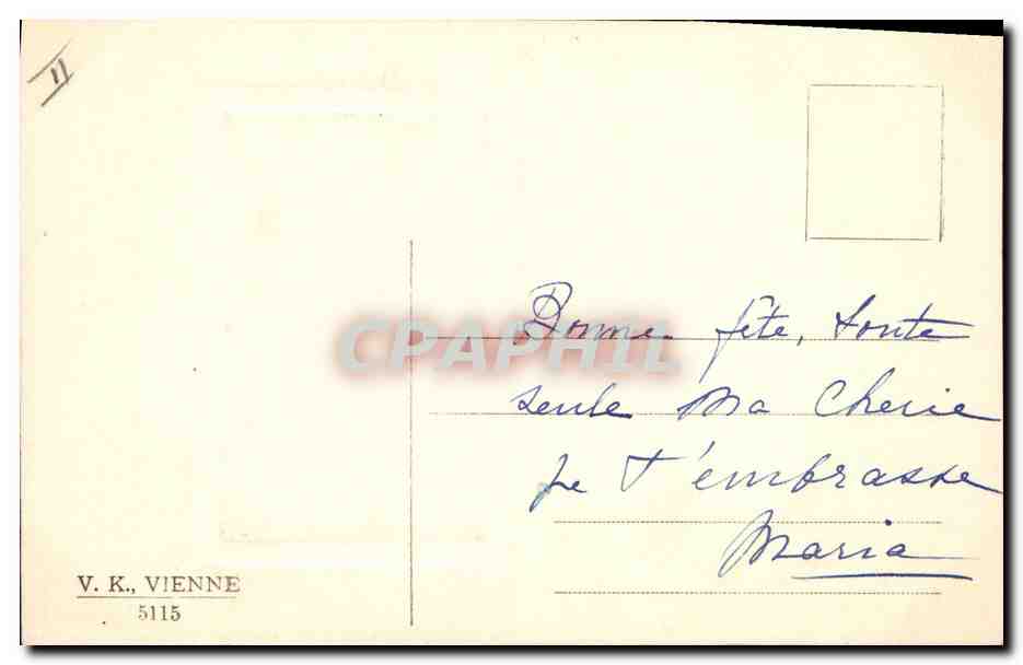 CPA Fantaisie Noel  — Rückseite