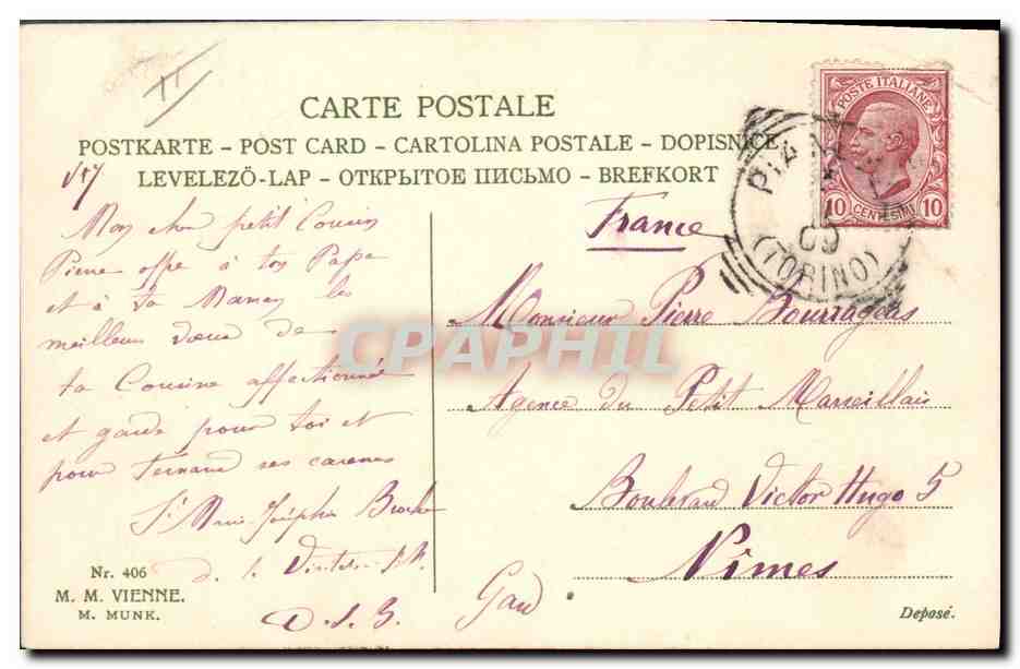 CPA Fantaisie Enfants  — Verso