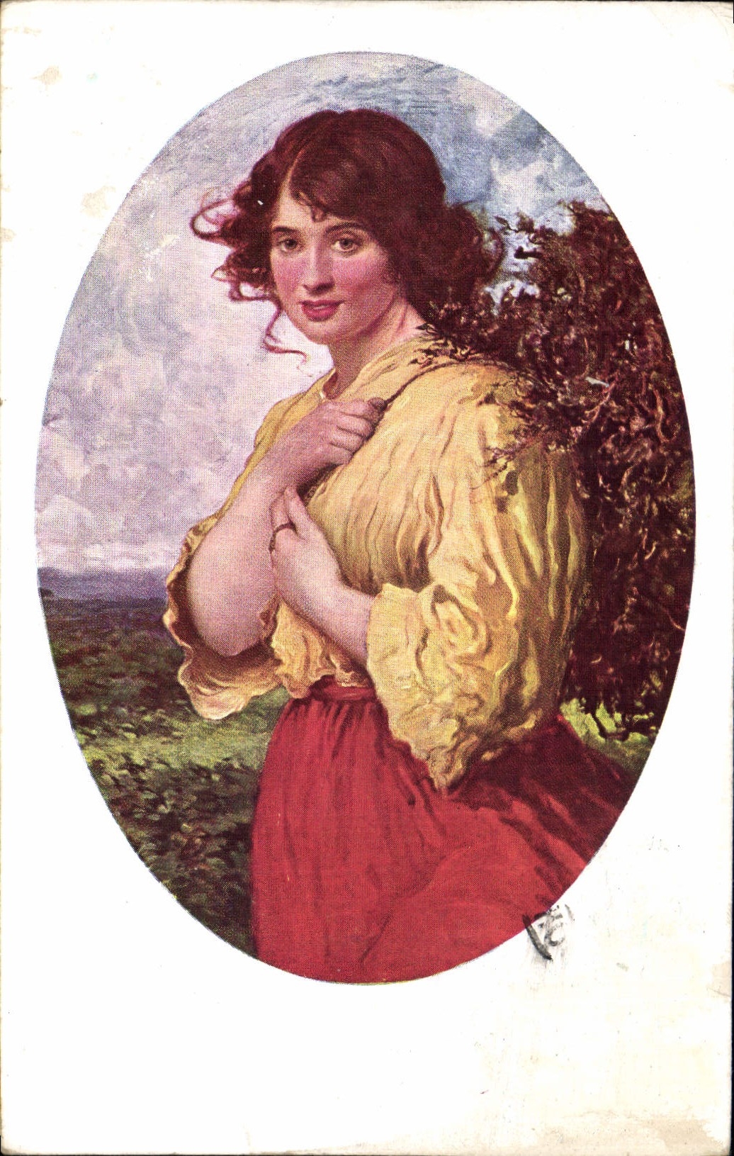 CPA Fantaisie Femme 