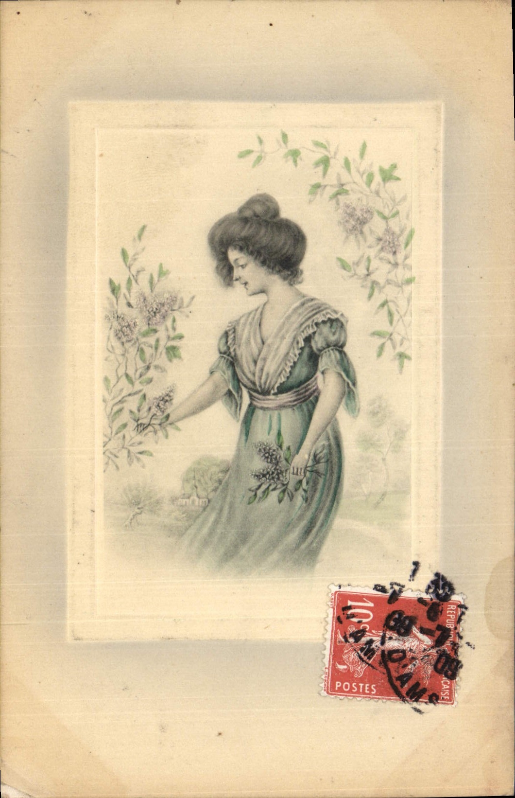 CPA Fantaisie Femme 