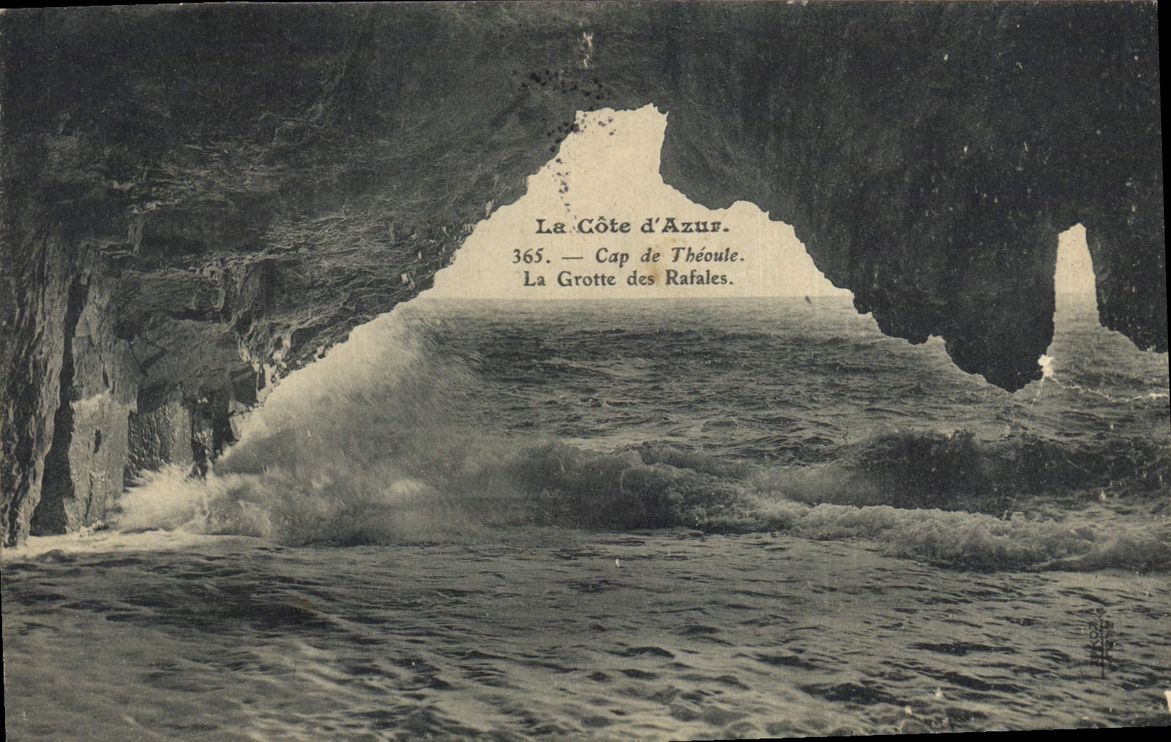Cap de Théoule — La Grotte des Rafales — Éditeur non identifié, n° 365