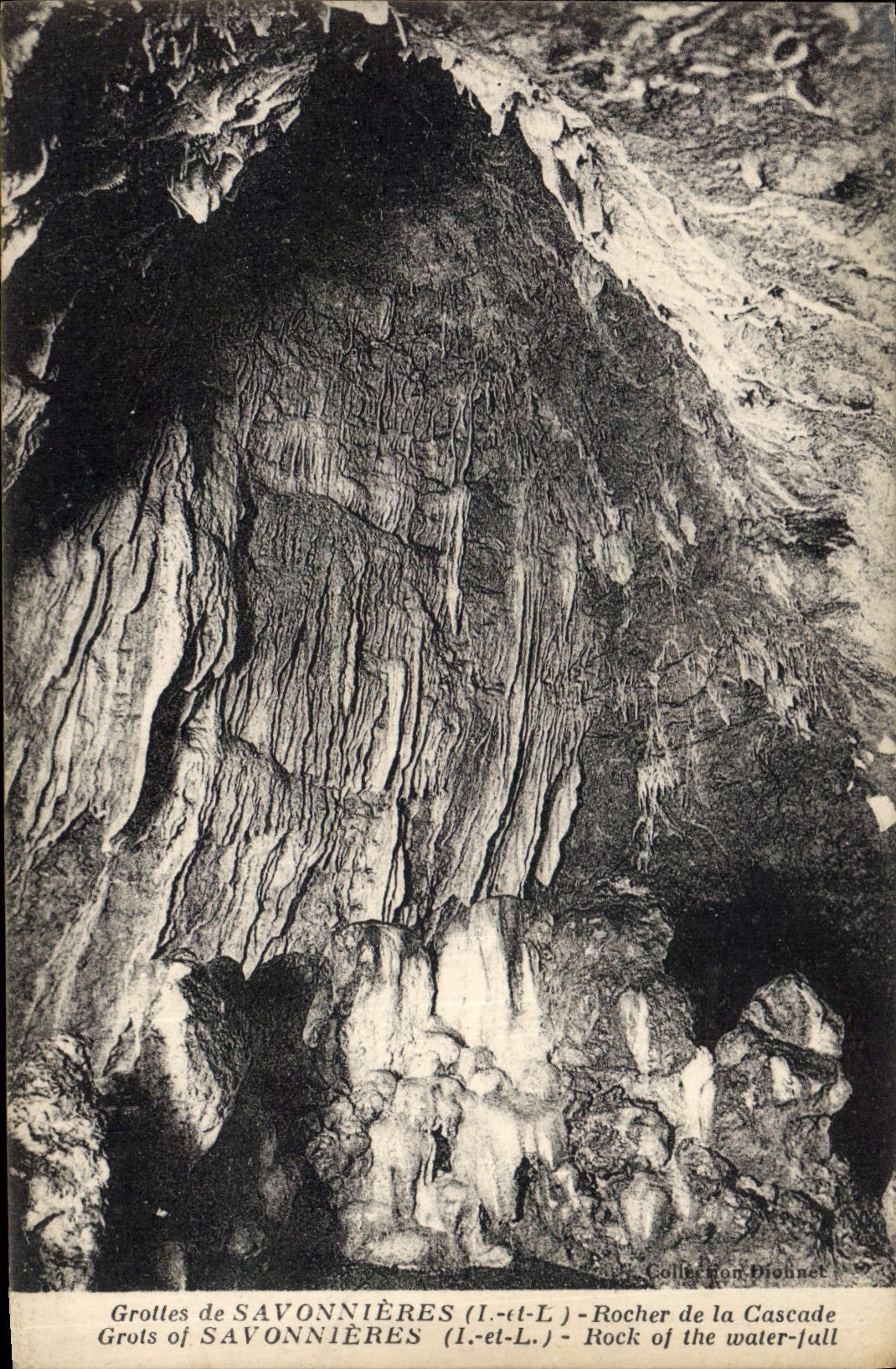 Grottes de Savonnières (I.-et-L.) — Rocher de la Cascade — Collection Dronnet