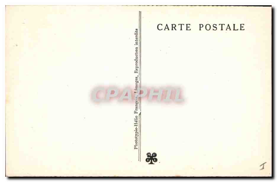 Puits de PADIRAC (Lot) — Entrée du Gouffre — Phototypie Hélio — Rückseite
