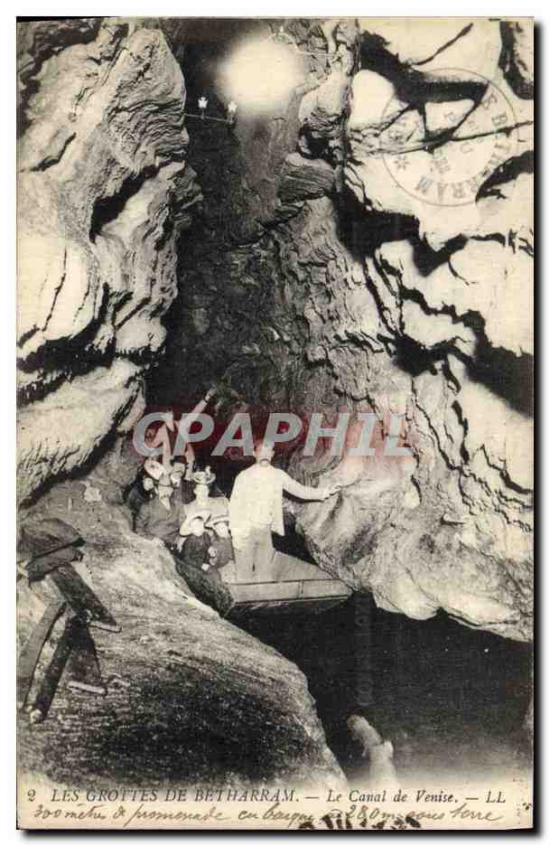 CPA Grotte Grottes de Betharram Le canal de Venise