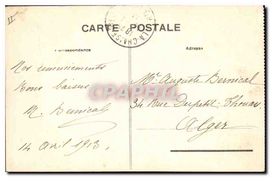 CPA Orgue la Chaise Dieu Les cariatides du buffet d'orgues Pendant de gauche — Rückseite
