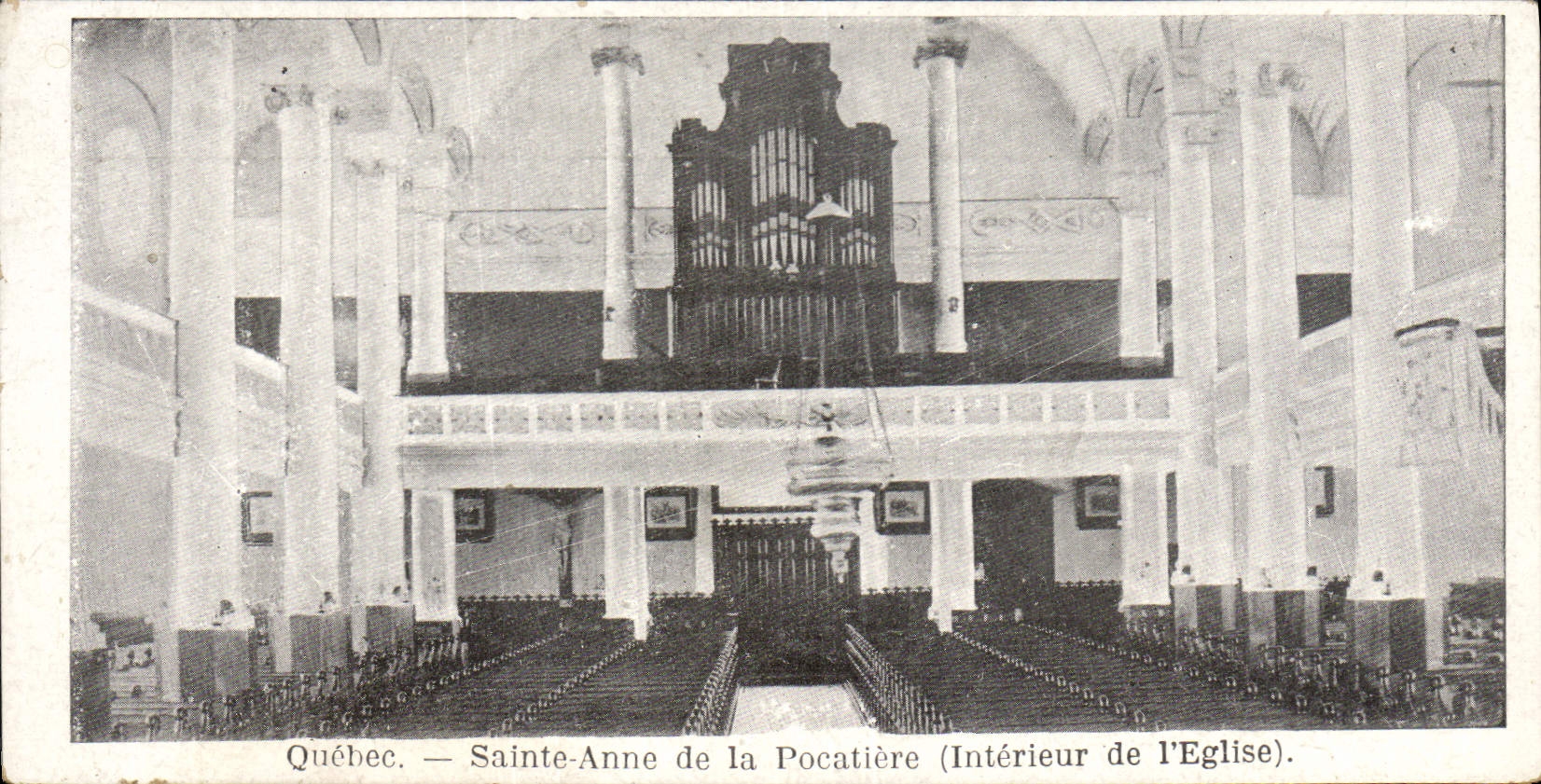 CPA Orgue Quebec Sainte Anne de la Pocatiere Interieur de l'eglise 