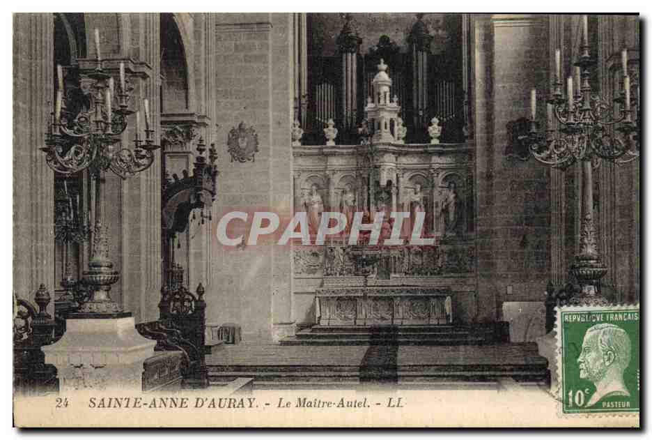 CPA Orgue Sainte Anne d'Auray Le maitre autel