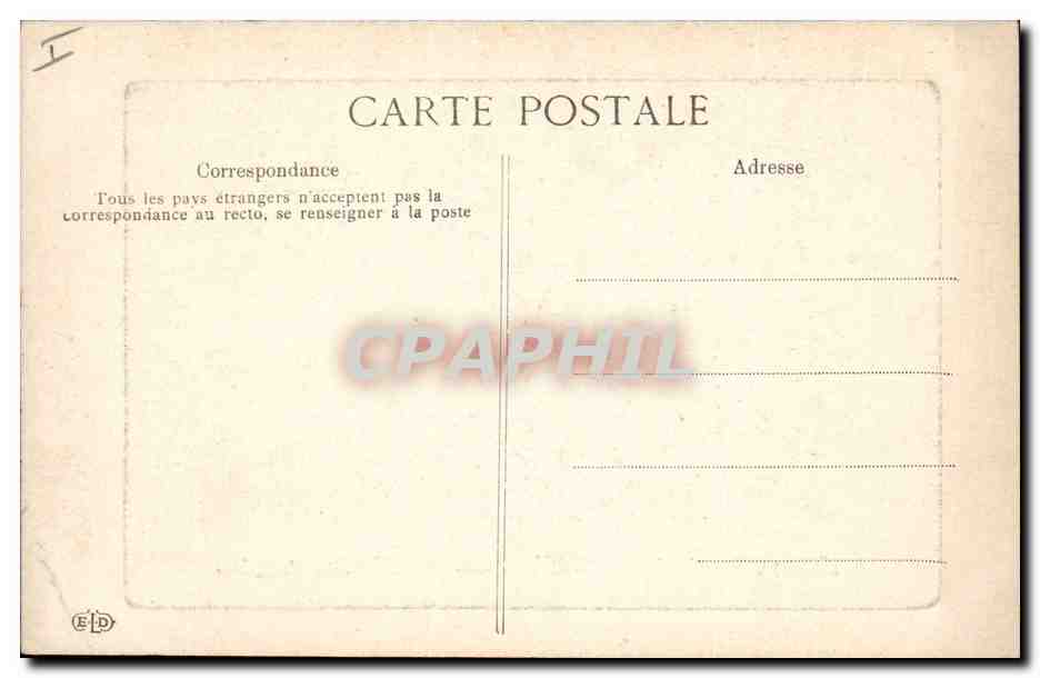 CPA Orgue Saint Maximin La basilique Les boiseries du choeur — Rückseite
