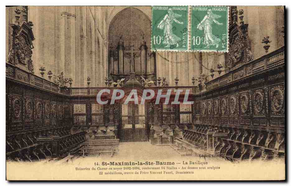 CPA Orgue St Maximin la Ste Baume La basilique