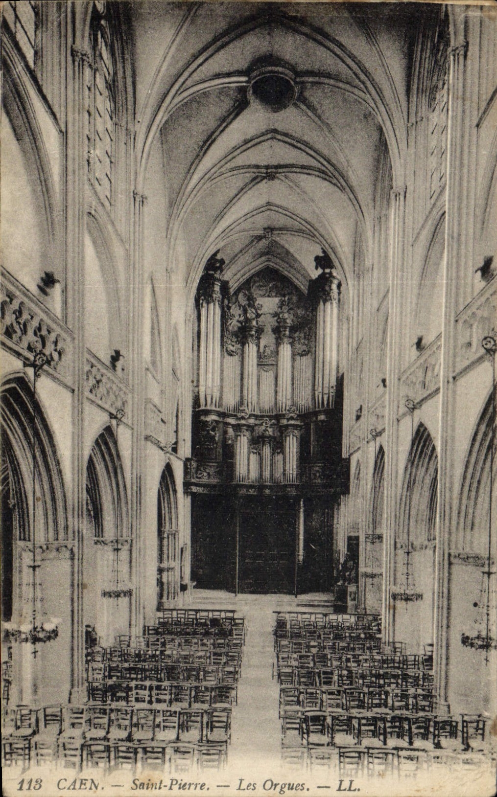 CPA Orgue Caen Saint pierre Les orgues 