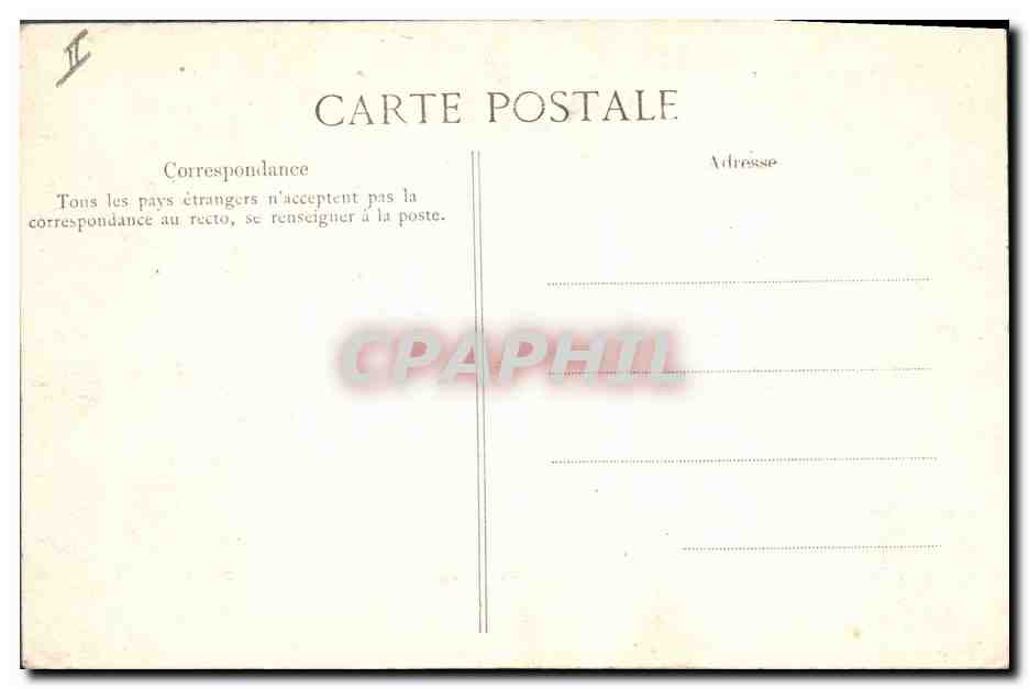 CPA Orgue Versailles Interieur de la chapelle — Rückseite