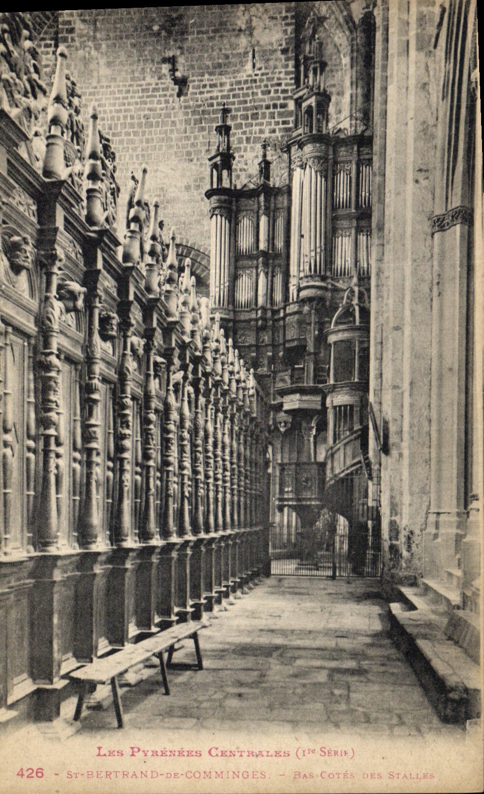 CPA Orgue St Bertrand de Comminges Bas cotes des stalles