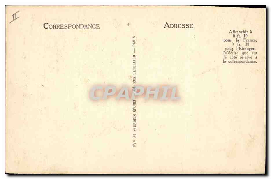 CPA Orgue Cathedrale D'Albi Les orgues — Verso