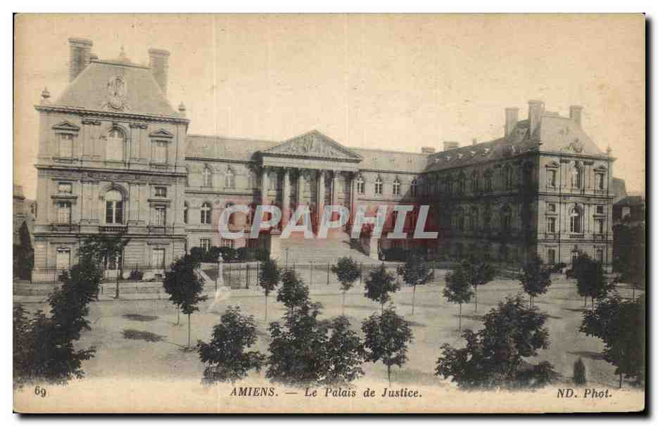 CPA Palais de Justice Amiens