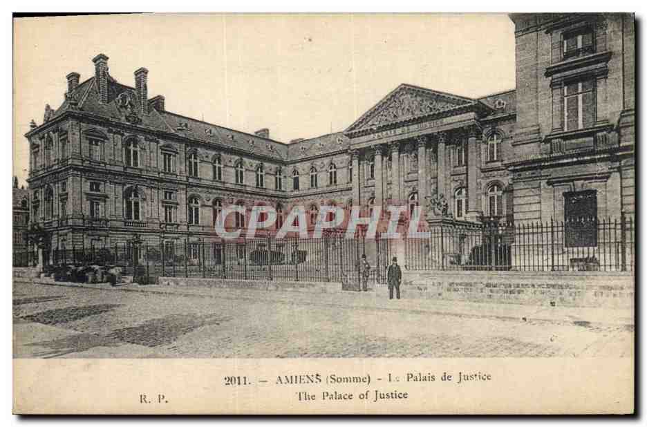 CPA Palais de Justice Amiens