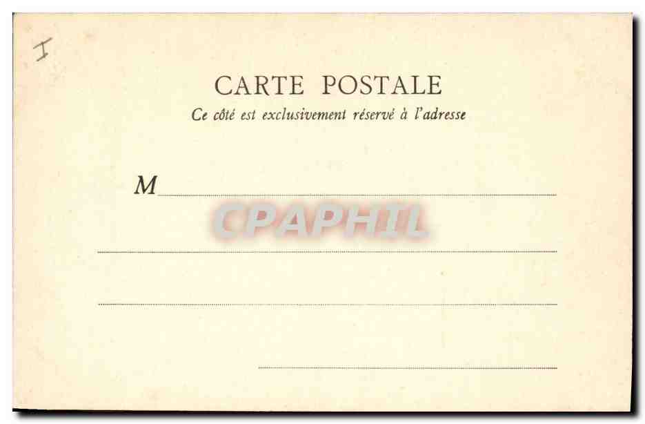 CPA Palais de Justice Amiens — Verso