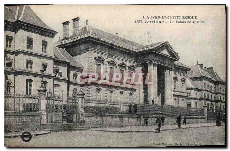 CPA Palais de Justice Aurillac