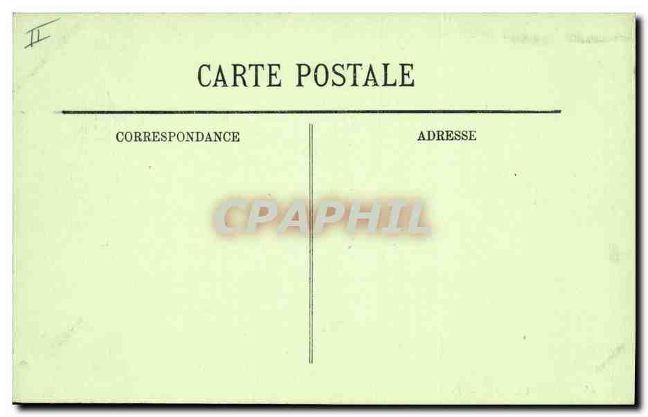CPA Palais de Justice Angouleme — Rückseite