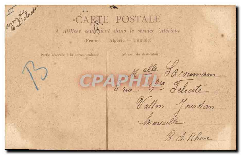 Angers — Le Palais de Justice — Éditeur non identifié, n° de série non visible — Verso