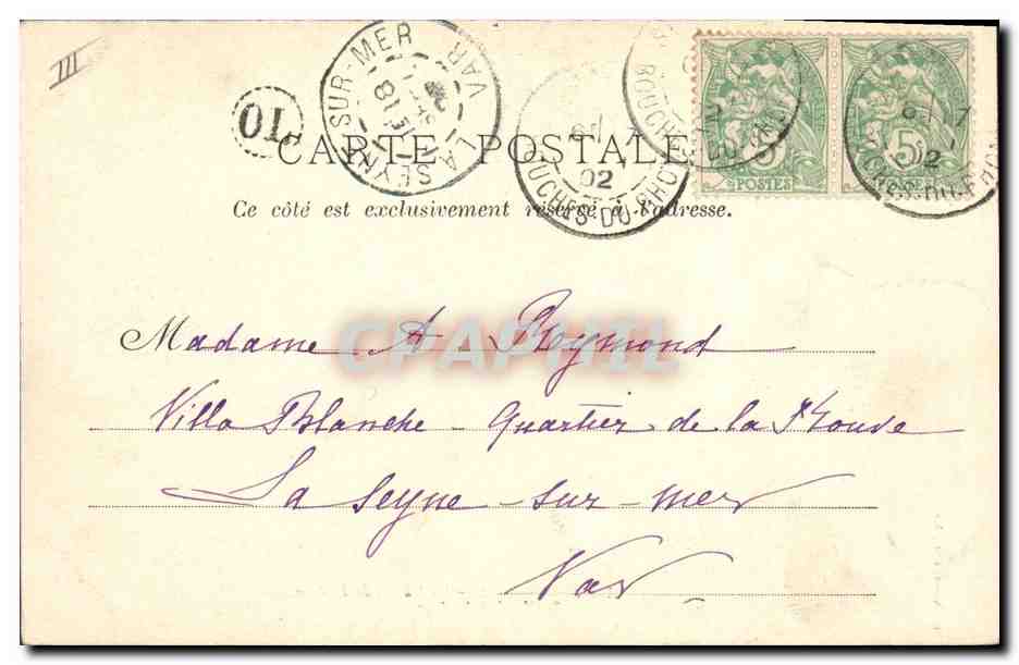 Aix-en-Provence — Le Palais de Justice — Sortie des Assises — Verso